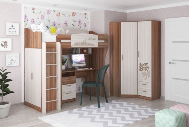 Стол письменный Можгинский лесокомбинат Вояж 00071735 Ясень шимо темный Ясень шимо светлый