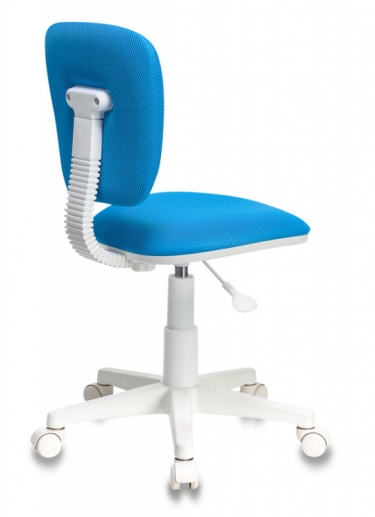 Кресло детское Бюрократ Бюрократ CH-W204NX пластик белый Светло-голубой TW-55