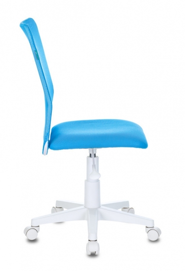 Кресло детское Бюрократ Бюрократ KD-9 пластик белый Голубой