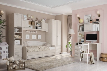 Шкаф двухдверный с двумя ящиками Можгинский лесокомбинат Верона П0005535 Дуб Атланта