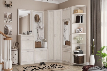 Тумба с мягким элементом Можгинский лесокомбинат Верона П0005277 Дуб Атланта Белый бенгал