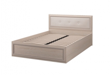 Кровать Можгинский лесокомбинат Верона П0005530 Дуб Атланта Белый бенгал