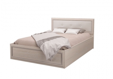 Кровать Можгинский лесокомбинат Верона П0005530 Дуб Атланта Белый бенгал