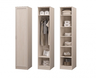 Шкаф для платья и белья Можгинский лесокомбинат Верона П0005533 Дуб Атланта