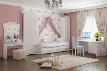 Стол письменный Можгинский лесокомбинат Виола-2 00078824 Ясень жемчужный Белый