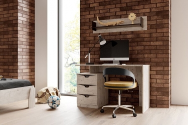 Стол письменный Мебельград Соренто 15 Дуб бонифаций