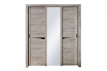 Шкаф с раздвижными дверями Мебельград Соренто 16 Дуб бонифаций