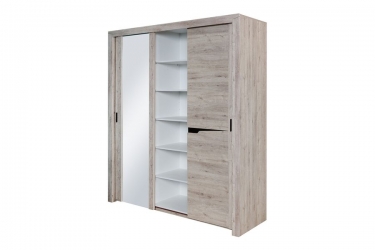 Шкаф с раздвижными дверями Мебельград Соренто 16 Дуб бонифаций