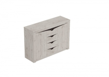 Тумба с ящиками и дверцами Мебельград Соренто 19 Дуб бонифаций