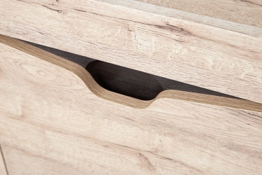 Тумба с ящиками и дверцами Мебельград Соренто 19 Дуб бонифаций