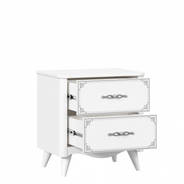 Тумба прикроватная Любимый дом Элис ЛД 532.020.000 Белая