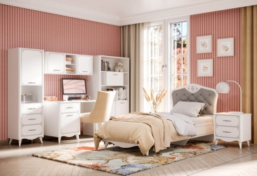 Тумба прикроватная Любимый дом Элис ЛД 532.020.000 Белая