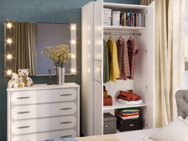 Комплект мебели для детской Любимый дом Элис 1 Белый