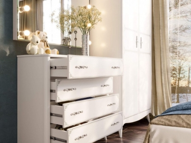 Комплект мебели для детской Любимый дом Элис 1 Белый