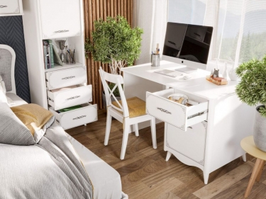 Комплект мебели для детской Любимый дом Элис 3 Белый