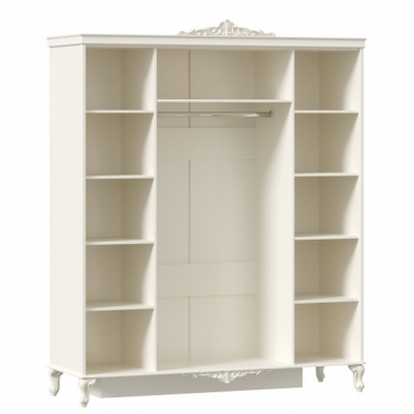 Шкаф четырехстворчатый Любимый дом Маркиза ЛД 517.113.000 Алебастр