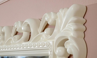 Зеркало настенное Любимый дом Классика тип 2 ЛД 663.160.000 Алебастр