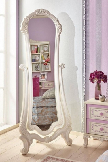 Зеркало напольное в декоративной раме Любимый дом Классика ЛД 637.890.000 Алебастр