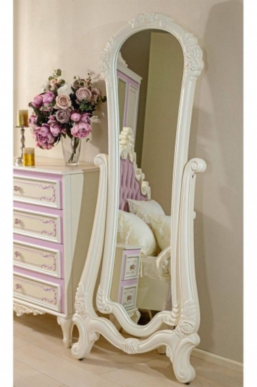 Зеркало напольное в декоративной раме Любимый дом Классика ЛД 637.890.000 Алебастр