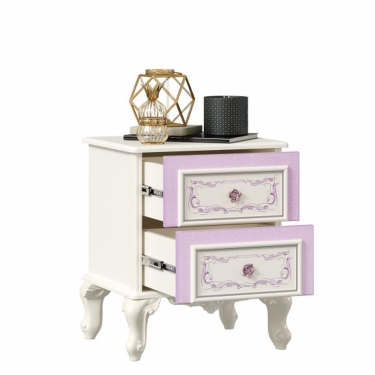 Тумба прикроватная Любимый дом Маркиза ЛД 517.015.000 Алебастр