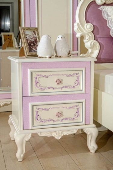 Тумба прикроватная Любимый дом Маркиза ЛД 517.015.000 Алебастр