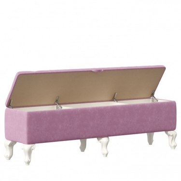 Банкетка 1520 Любимый дом Маркиза ЛД 517.150.000 Алебастр Сиреневый