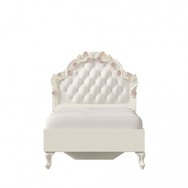 Кровать односпальная 900 Любимый дом Луиза ЛД 665.260.000.001 Алебастр Шампань