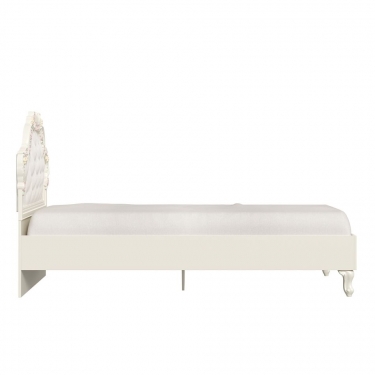 Кровать односпальная 900 Любимый дом Луиза ЛД 665.260.000.001 Алебастр Шампань