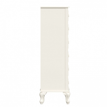 Комод высокий с 6 ящиками Любимый дом Луиза ЛД 665.085.000 Алебастр