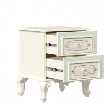 Тумба прикроватная Любимый дом Луиза ЛД 665.011.000 Алебастр
