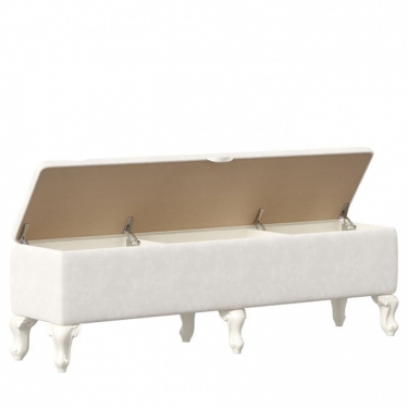 Банкетка 1520 Любимый дом Луиза ЛД 665.150.000 Алебастр Шампань