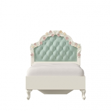 Кровать односпальная 900 Любимый дом Луиза ЛД 665.065.000 Алебастр Мятный