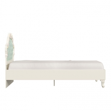 Кровать односпальная 900 Любимый дом Луиза ЛД 665.065.000 Алебастр Мятный