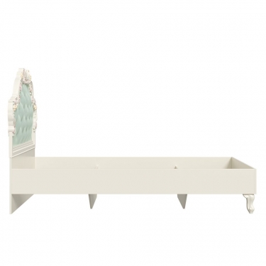 Кровать 1200 без основания Любимый дом Луиза ЛД 665.291.000.002 Алебастр Мятный