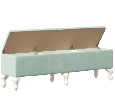 Банкетка 1520 Любимый дом Луиза ЛД 665.150.000 Алебастр Мятный