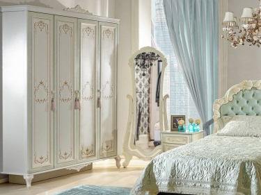 Комплект мебели для детской Любимый дом Луиза 5 Алебастр Мятный