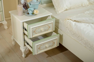 Комплект мебели для детской Любимый дом Луиза 5 Алебастр Мятный