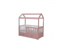 Кровать-домик Версаль В-2 с ящиками 800x1600 Бизе