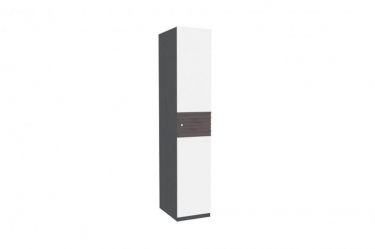 Шкаф одностворчатый Любимый дом Соната ЛД 628.040.000 Серый Шоколад Венге Цаво