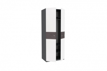 Шкаф двухстворчатый Любимый дом Соната ЛД 628.030.000 Серый Шоколад Венге Цаво