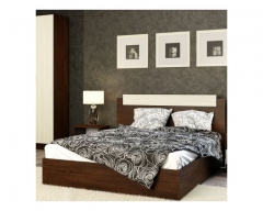 Кровать 1600 х 2000 мм Эко МАГ-РИВЕР Венге/Сосна Лоредо