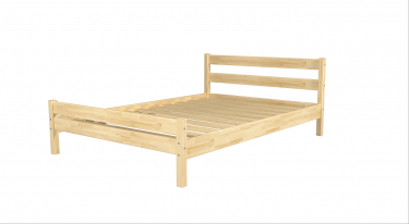 Кровать одинарная 800 В-1 массив МАГ-РИВЕР Лак