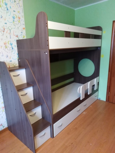 Бортик к кроватке Ярофф Юниор круглый Венге