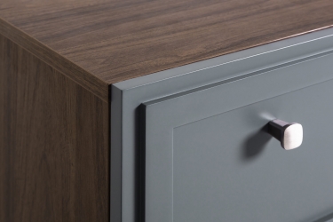 Комод 3 ящика R-home Norton К Серый