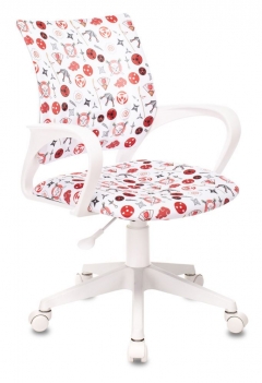 Кресло детское Бюрократ Бюрократ KD-W4/NRTO-WH