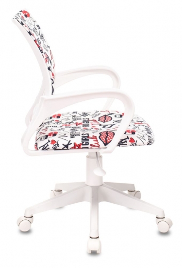 Кресло детское Бюрократ Бюрократ KD-W4/REDLIPS