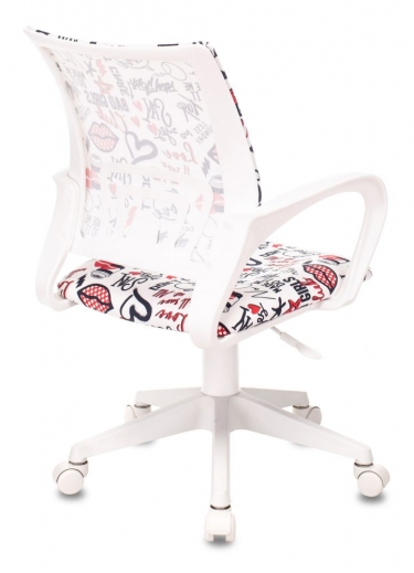 Кресло детское Бюрократ Бюрократ KD-W4/REDLIPS