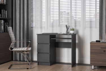 Стол компьютерный ДСВ мебель МОРИ МС-6 левый Графит