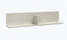 Полка навесная Олмеко Лиана 45.18 Ясень анкор светлый