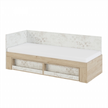 Кровать МАГ-РИВЕР Алиса 0,8 с панелями Спринт 0,8 и 2,0 Мод. 1.7 Гикори Джексон/Спринт